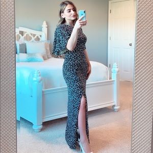 TopShop black and white dress